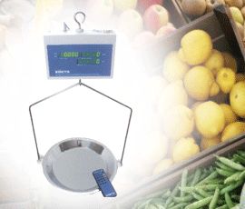 BASCULA PARA COMERCIO COLGANTE DE 40KG  ELECTRÓNICA REFORZADA CHAROLA DE ACERO INOXIDABLE CON CONTROL REMOTO